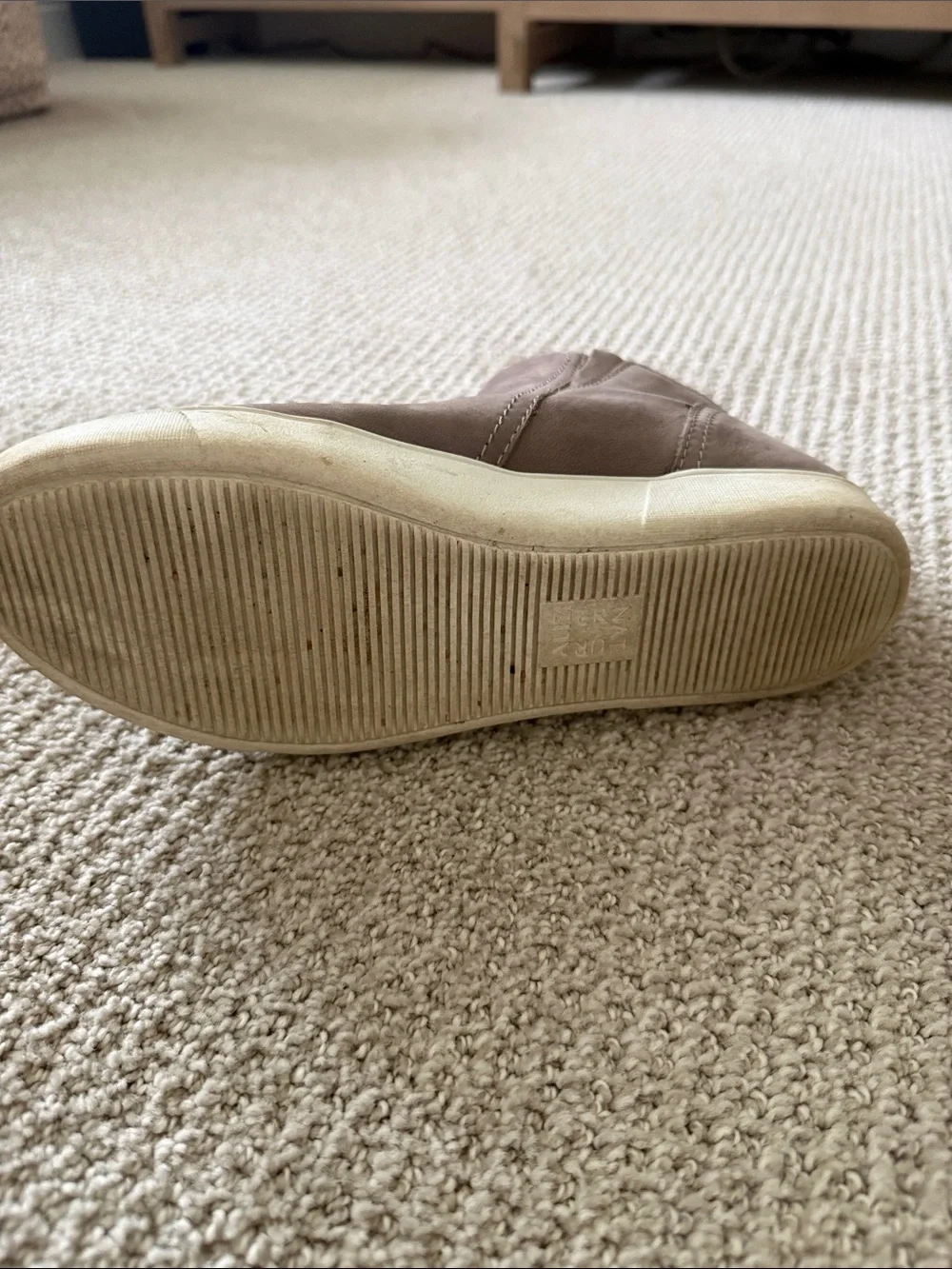Naturalizer Taupe-Brown Slip-On Ankle Booties
